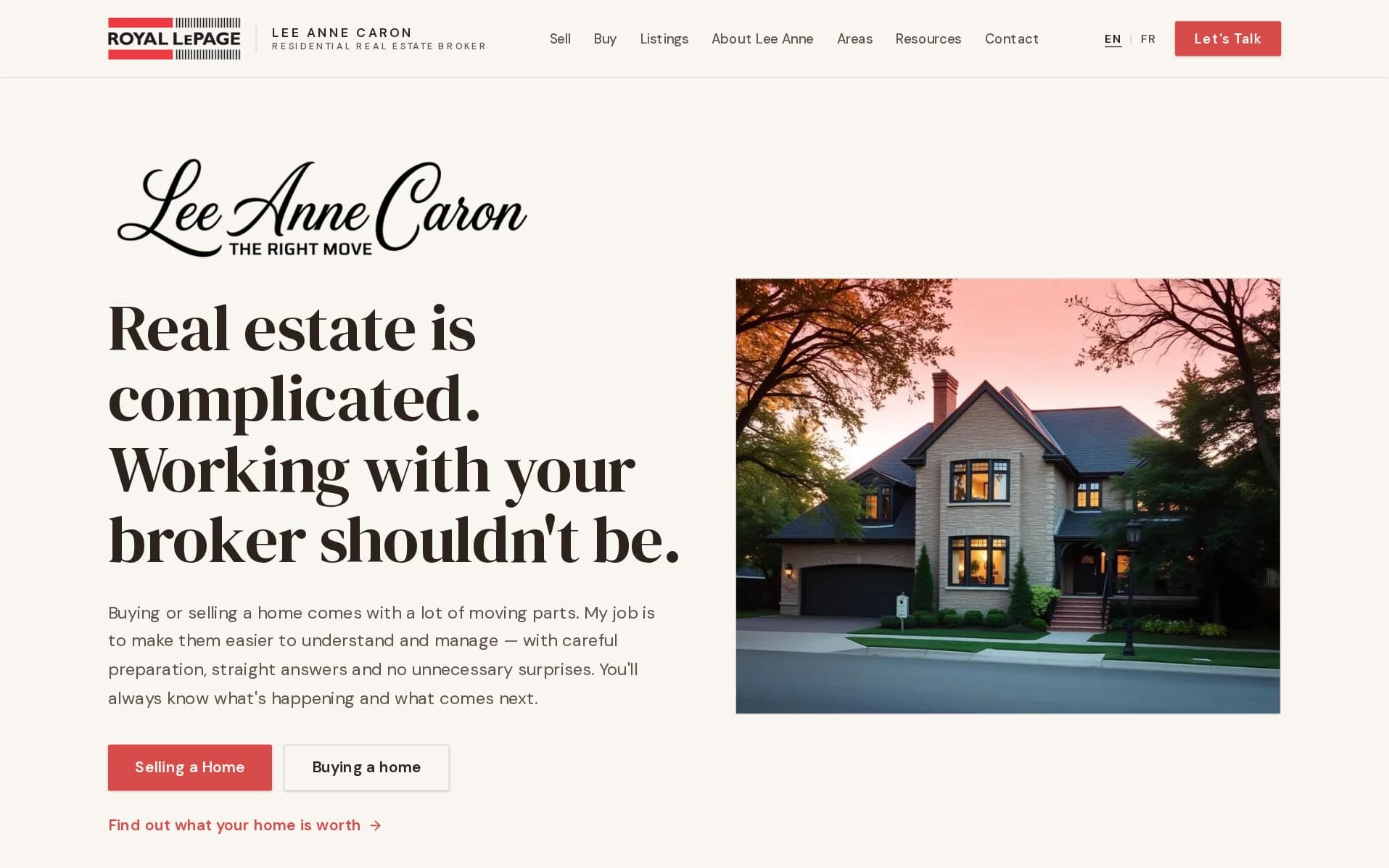 Lee Anne Caron website designed and developed by Francly Graphic - Webmasters