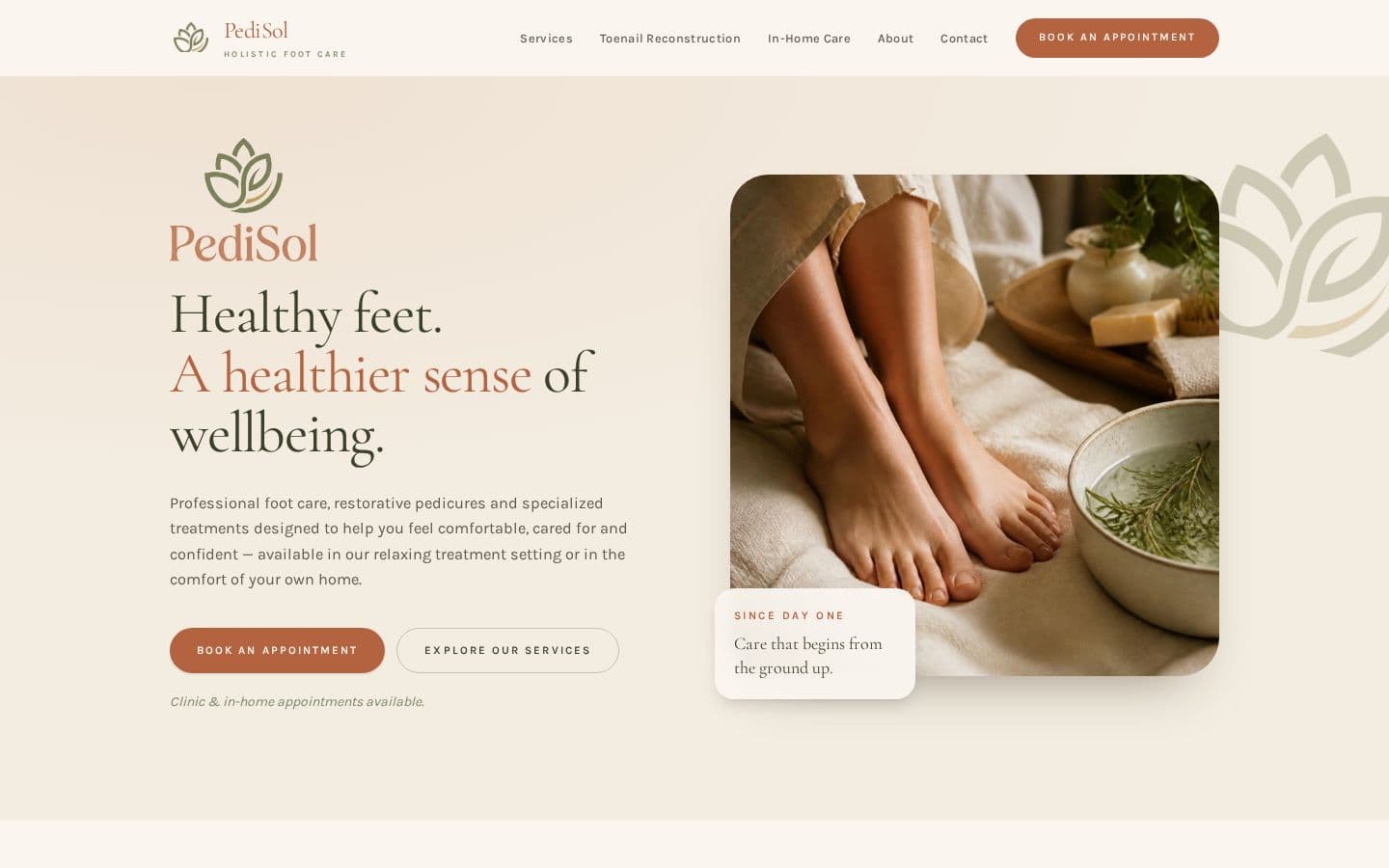 PediSol website designed and developed by Francly Graphic - Webmasters