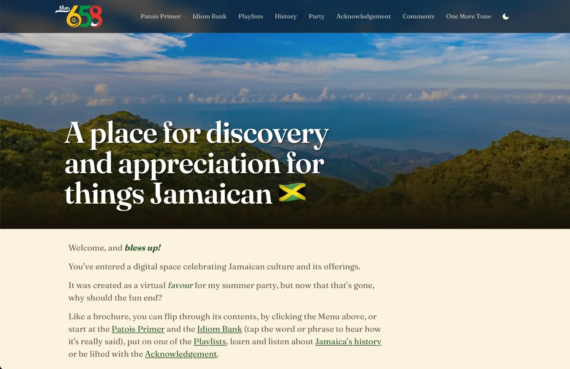 the658 website designed and developed by Francly Graphic - Webmasters